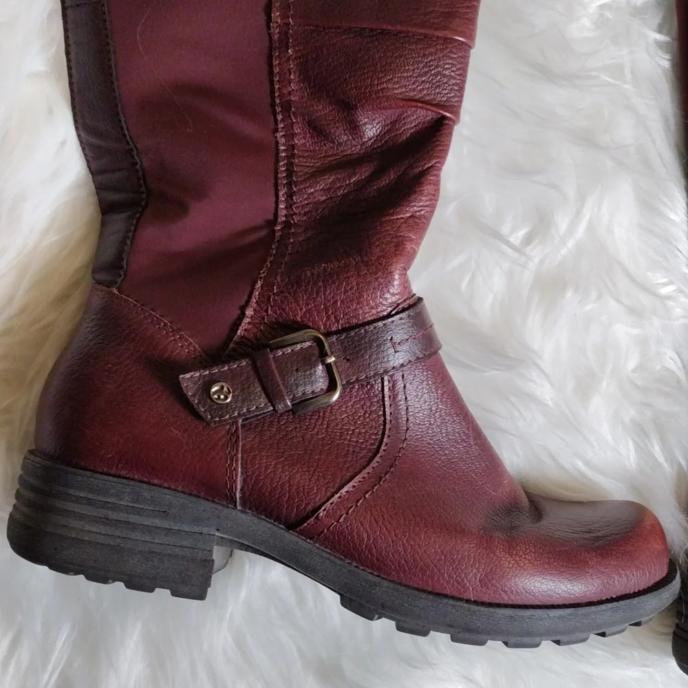 Earth Origins Penelope brown leather boots sz 7W. - Picture 7 of 15